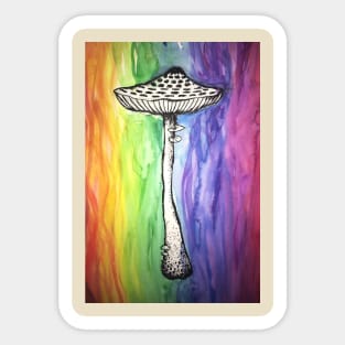 Rainbow Mushroom Sticker